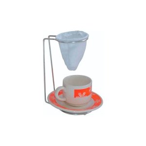 Suporte para Coador de Café Expresso Mini e Coador de Pano