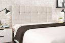 Ver imagem 2 de Cabeceira Opala Bege Estofada para Cama Box Casal Queen Size 164cm Quarto Luxo Jbe Móveis