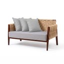 Ver imagem 1 de Namoradeira Design Neutro Confortavel Ideal para Qualquer Ambiente Bege Poesia