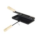 Ver imagem 1 de Sanduicheira Pão Forma Dupla Ferro Fundido Santana 20x11 Cm