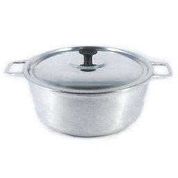 Caçarola Panela Polida Alça Alumínio Fundido com Tampa 16cm - 1