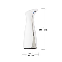 Dispenser Sabonete e álcool Gel detergente c/ sensor Otto Cinza e Branco Umbra - 2