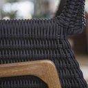 Ver imagem 4 de Conjunto Vila Real com Mesa e 4 Poltronas Corda Náutica Preto Nossa Kasa