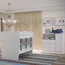 Ver imagem 4 de Cômoda de Bebê 3 Gavetas 1 Porta 1360 Baby Branco