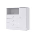 Ver imagem 2 de Cômoda de Bebê 3 Gavetas 1 Porta 1360 Baby Branco