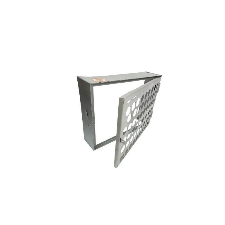 Proteção Hidrômetro Tela Moeda Com Porta Cadeado 50x40cm