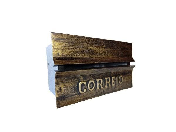 Caixa Correio Popular Chapa 12x20x10cm
