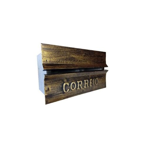 Caixa Correio Popular Chapa 12x20x10cm