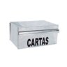 Caixa de Correio Modelo Inox Popular Cartas 40x20cm - 1