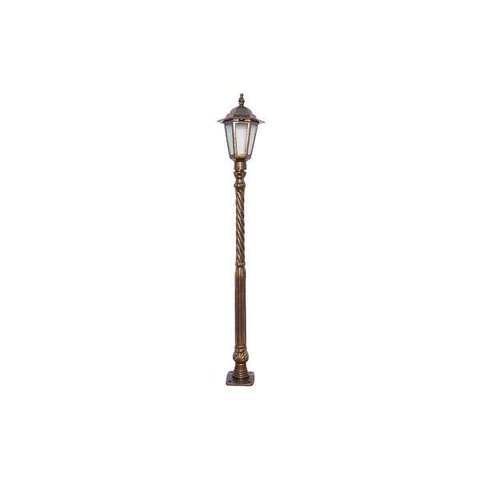 Poste Amazonas Para Jardim De Alumínio 01 Luminária 1,14m