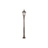 Poste Amazonas Para Jardim De Alumínio 01 Luminária 1,14m - 1