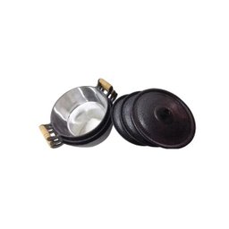 Jogo Panelas Grossas e Grande Preto Alumínio Batido Fundido - 2