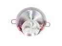 Ver imagem 1 de Paellera Tacho Aço Inox 2mm 1,5 Litros 25cm Alça Vermelha