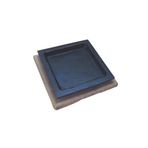 Tepan 16x16 Mini De Ferro Fundido Com Aparador De Madeira