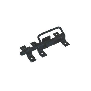 Trinco com Alça Para Portão e Porteira Aço Preto 200Mm