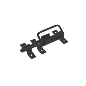 Trinco com Alça Para Portão e Porteira Aço Preto 280Mm