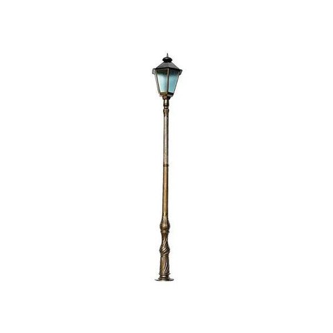 Poste Paris Maior para Jardim de Alumínio 01 Luminária 3,90M