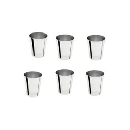 Kit Copo para Suco de Alumínio Reforçado Continental 06 Unid - 1