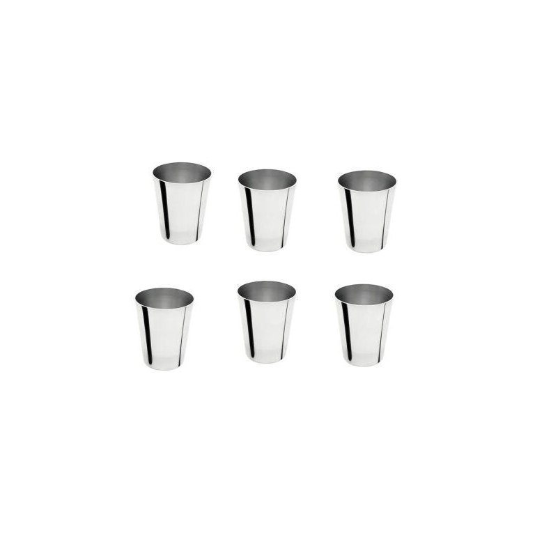Kit Copo para Suco de Alumínio Reforçado Continental 06 Unid