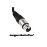 Kit 5 Peças Plug Xlr Cannon Fêmea Prof - Conector de Áudio - 2