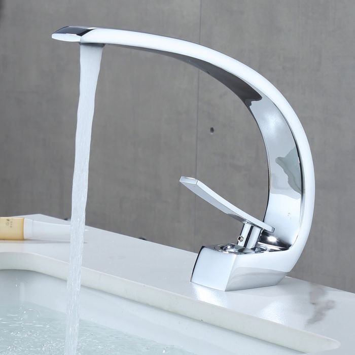 Torneira Banheiro Cascata Misturador Monocomando Aço Inox 304 Luxo - Brinovar - 5