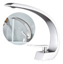 Ver imagem 1 de Torneira Banheiro Cascata Misturador Monocomando Aço Inox 304 Luxo - Brinovar