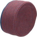 Ver imagem 2 de Cesta Decorativo Organizadora Cachepô Tecido 15x30x30cm Vermelho