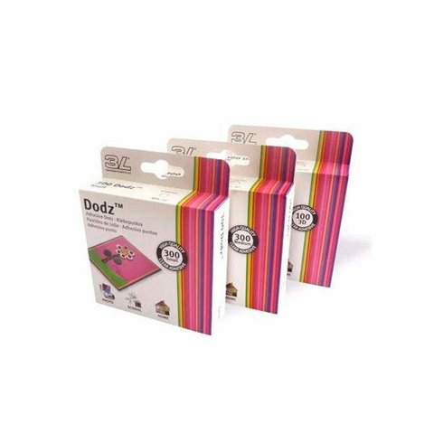 Adesivo Dupla Face Dodz Medium Extra Forte 12 Caixas com 300