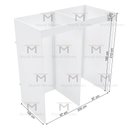 Ver imagem 2 de PROVADOR PLUS SIZE DUPLO LOJA COM FUNDO 100% MDF M507.B MUNDI MOVEIS