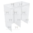 Ver imagem 4 de PROVADOR PLUS SIZE DUPLO LOJA COM FUNDO 100% MDF M507.B MUNDI MOVEIS