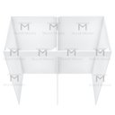 Ver imagem 5 de PROVADOR PLUS SIZE DUPLO LOJA COM FUNDO 100% MDF M507.B MUNDI MOVEIS