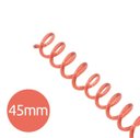 Ver imagem 2 de Espiral para Encadernação Vermelho Transparente 45mm 400 Folhas 16 und