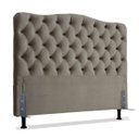 Ver imagem 1 de Cabeceira de Cama Box Casal 138 Cm Dunas Casavezi Suede Veludo Marrom Claro