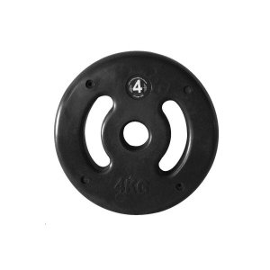 Anilha de Ferro Fundido Injetada Alça Lateral 4,0Kg