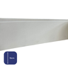 Rolo Lambril Lambri Decorativo Eva Autocolante 15cmx5mm 25 Metros - Branco - 2