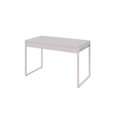 Mesa Office 120x60x75cm C/02 Gavetas Kuadra Branco Chess - Est.branca