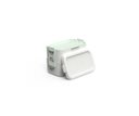 Ver imagem 4 de Marmita Prática Bento Box Dupla 1,2l Microondas com Talheres:branco