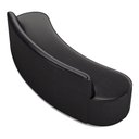 Ver imagem 2 de Sofá Decorativo 3 Lugares 210cm Bélgica Curvo Pu Preto G15 - Gran Belo