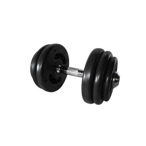 Dumbbell Injetado com Pegada Cromada Academia Fitness 30kg