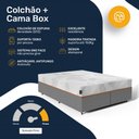 Ver imagem 5 de Cama Box com Colchão Ortopédico de Espuma D33 a Vácuo Sonno Full - Lucas Home - Queen