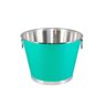 Balde Gelo Cerveja Alumínio Profissional Verde Água 9 Litros - Verde Àgua - Balde Gelo sem Alça - 1