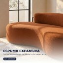 Ver imagem 4 de Sofá 3 Lugares na Caixa 180 cm Orgânico Arco Bouclê B05 - D'Rossi