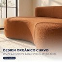 Ver imagem 5 de Sofá 3 Lugares na Caixa 180 cm Orgânico Arco Bouclê B05 - D'Rossi