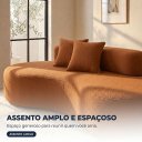 Ver imagem 6 de Sofá 3 Lugares na Caixa 180 cm Orgânico Arco Bouclê B05 - D'Rossi