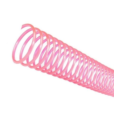 Espirais Para Encadernação De Espiral Colorido 7mm 25 Folhas - ROSA