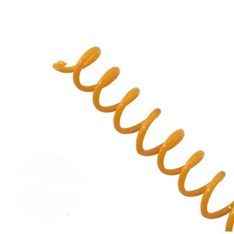 Espirais Para Encadernação De Espiral Colorido 7mm 25 Folhas - LARANJA