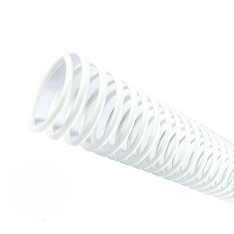 Espirais Para Encadernação De Espiral Colorido 7mm 25 Folhas - BRANCO