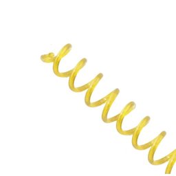 Espirais Para Encadernação De Espiral Colorido 7mm 25 Folhas - AMARELO TRANSP. - 1