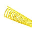 Ver imagem 1 de Espirais Para Encadernação De Espiral Colorido 9mm 50 Folhas - AMARELO
