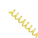 Ver imagem 1 de Espirais Para Encadernação De Espiral Colorido 9mm 50 Folhas - AMARELO TRANSP.